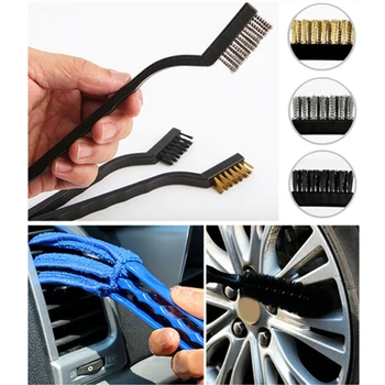 

Car Cleaning brush kit Rim Detailing Brush Accessories ​10PCS Wheel New