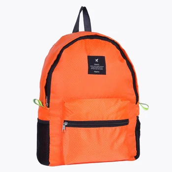 

Unisex Large Capacity Nylon Camping Backpack Zipper Hiking Travel Adjustable Stap Foldable Outdoor