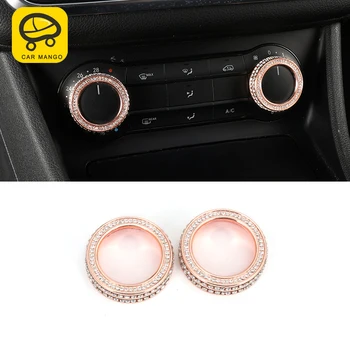 

CarManGo for Mercedes Benz A Class GLA CLA W176 Auto Car Rhinestone A/C Knob Frame Trim Cover Sticker Interior Accessories