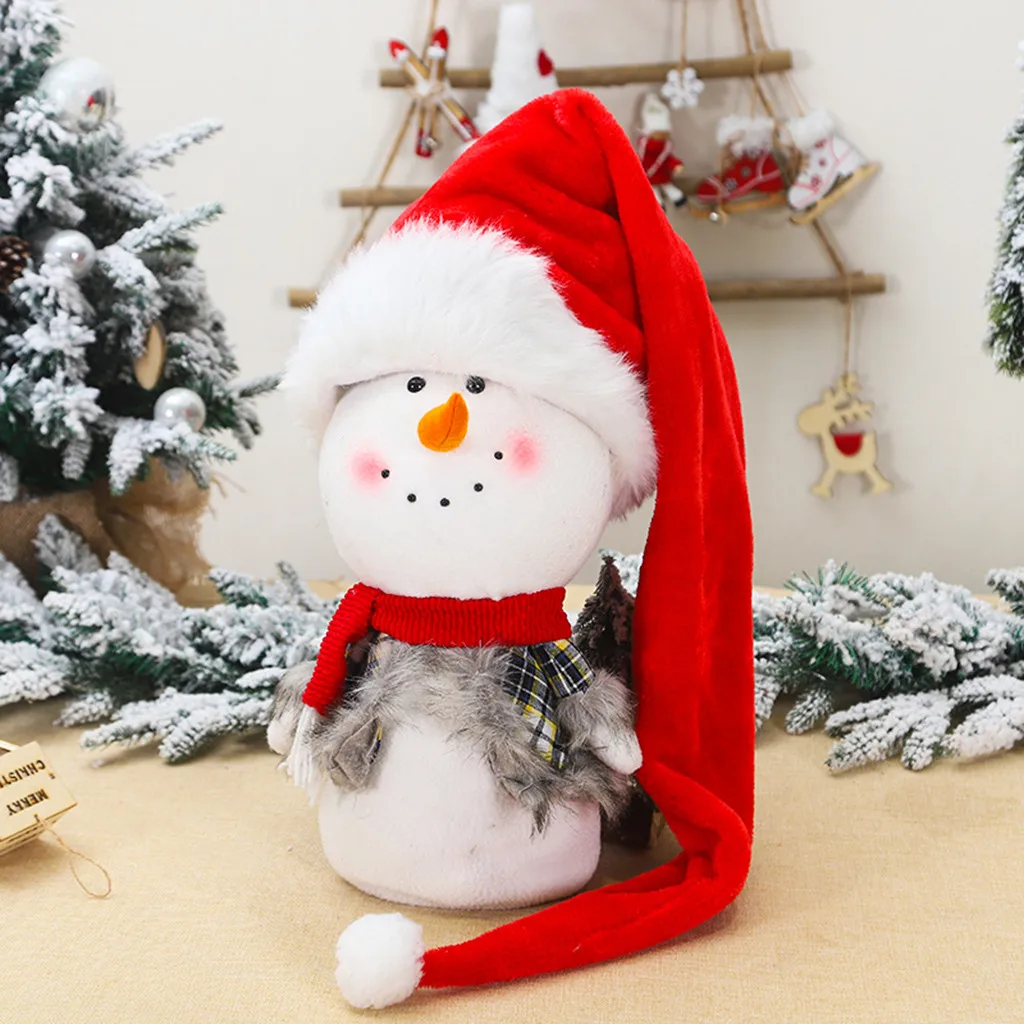 НОВАЯ РОЖДЕСТВЕНСКАЯ шапка для взрослых и детей Кепки Хеллоуин костюм рождественские украшения длинные Рождественская Шапка; Рождество Рождественские украшения для дома колпак Санта-Клауса#40