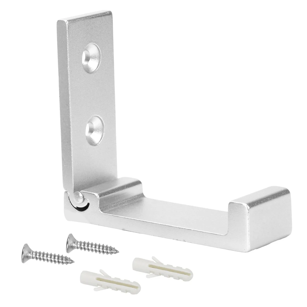 Rustproof Towel Hooks Aluminum Alloy Folding Hooks Creative Clothes Towel Coat Rack Hanger Wall Door Clothes Hangers