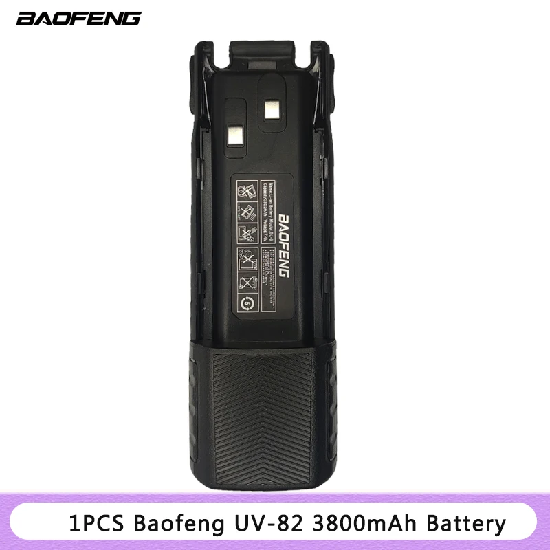 BAOFENG BL-8 Battery Enlarge 3800mAh UV 82 Battery For UV-82HP UV82 Plus UV-8D UV-82WX UV-89 UV-82 Two Way Radio Parts Original waterproof walkie talkies Walkie Talkie