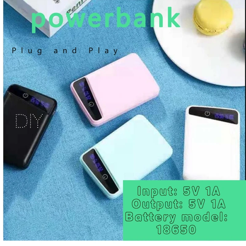 Внешний аккумулятор 3Pcs18650 портативная зарядка внешний 3USB для Xiaomi Mi 9 8