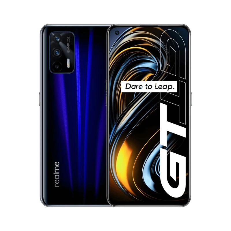 Realme GT 5G Android 11 Cell Phones 6.43" 16MP Front Camera NFC Smartphone Snapdragon 888 Octa Core 4500mAh 65W Flash Charging realme new release realme