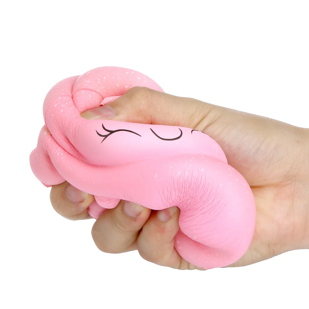 Изысканный Забавный чокнутый ароматизированный талисман squeeze Charm замедляющий рост 11,5 см имитация детских розовых какашек для декомпрессии под давлением toyL1224
