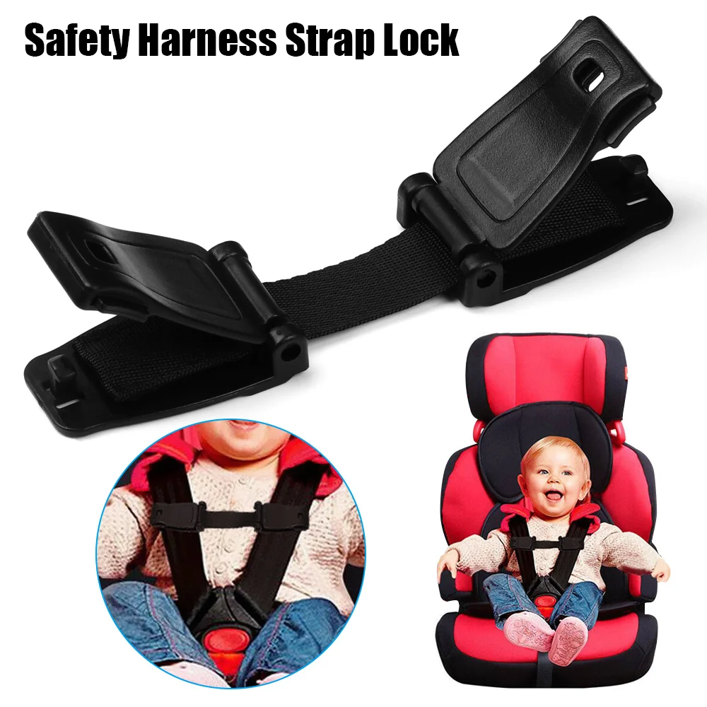 Adjustable Car Seat Strap Buggy Highchair Safety Harness Strap Lock Anti Escape Child Chest Clip Travel Backpack Clip seat belt clip seat belt adjuster seat belt lock car seat belt accessory