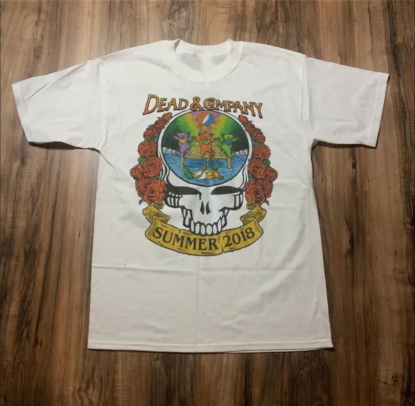 Dead &amp Company Лето Тур 2019 Мужская футболка благодарная Bears Фирменная Новинка Sm
