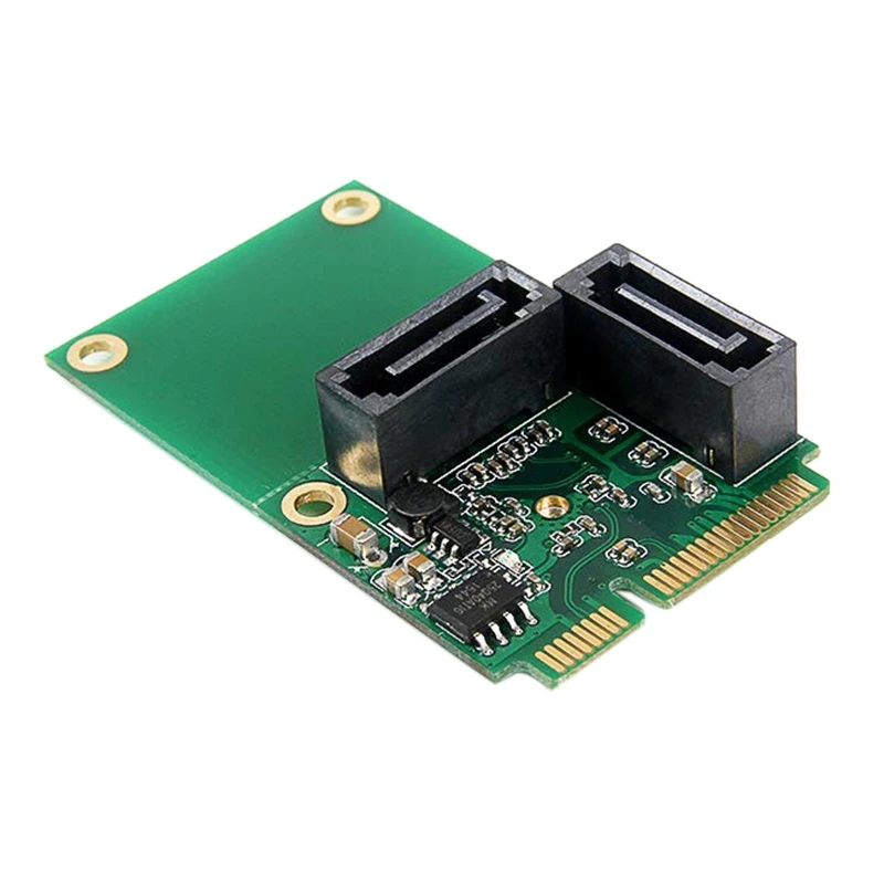 Mini Pci-E для Sata3 карта расширения Sata3.0 карта Mini Pcie жесткий диск адаптер карта 2 порта