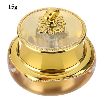 

5-50g Crown Empty Makeup Sample Pot Bottle Nail Cosmetic Cream Lotion Container