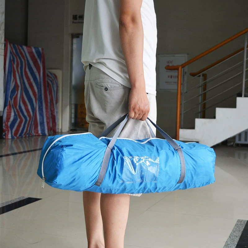 3-4 Person Large Double Layer Tent for Outdoor Camping Hiking Hunting Fishing Travel Picnic Tourist Emergency Tent 320x210x145cm (2)