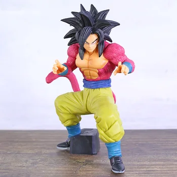 

DBZ Dragon Ball Z Dokkan Battle Super Saiyan 4 Son Goku PVC Figure Model Toy Figurals