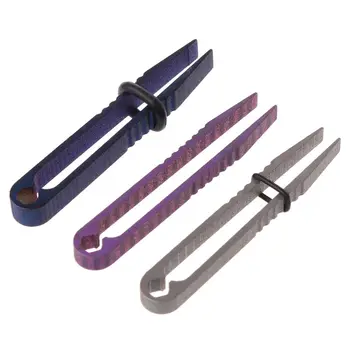 

Titanium Tweezer TC4 Ti EDC Gear Clamp Pick Up Clamping Gadget Pocket Multipurpose Travel Clip Mini Tool Camp Hike Outdoor