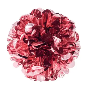 

20PCS Romantic Wedding Flowers Set Pom Pom Metallic Tissue Pom Pom Paper Flower Wedding Decoration Party Decoration Supplies