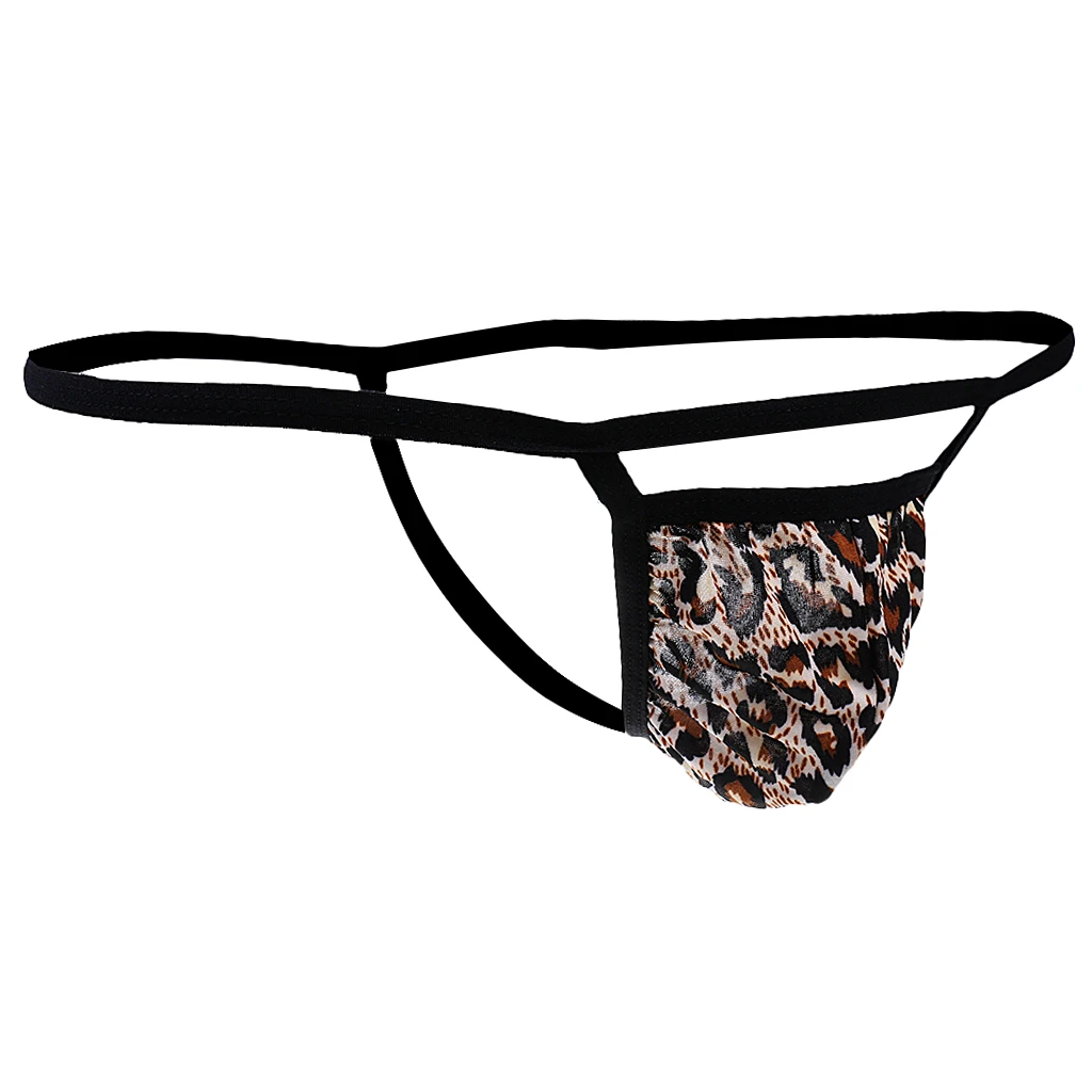 Mens Mesh Thong Sexy Underwear Bulge Pouch T-back  Bikini G-String String Briefs For Sex 