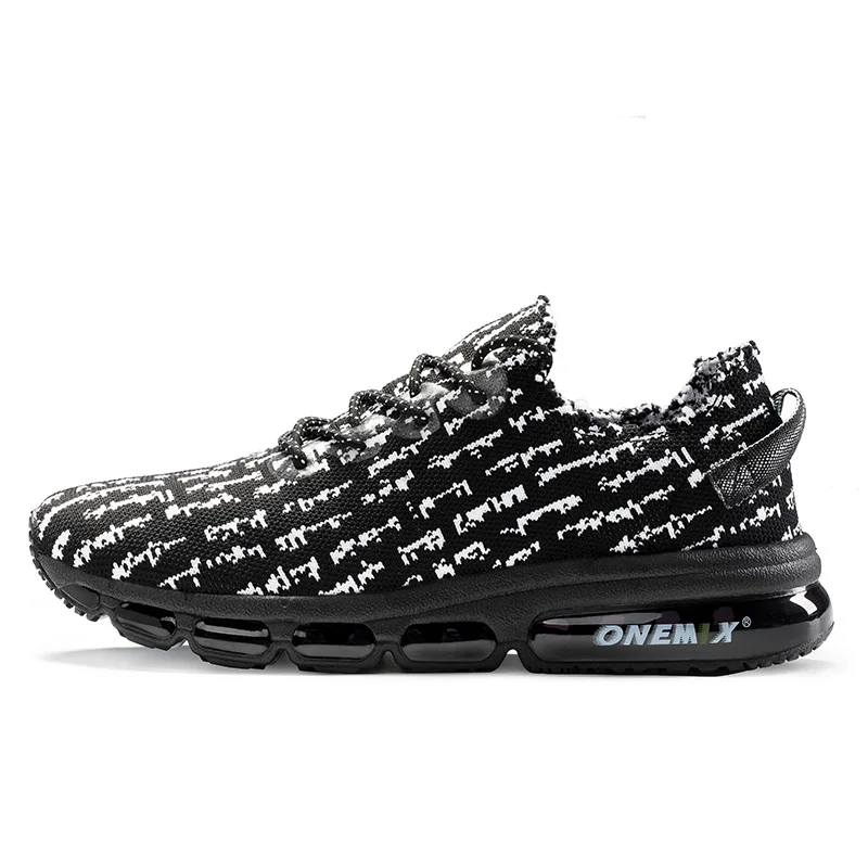 Black White ONEMIX Max 270 спортивная обувь для мужчин спортивные уличные кроссовки удобные дышащие для мужчин Air 95 Кроссовки - Цвет: Black White