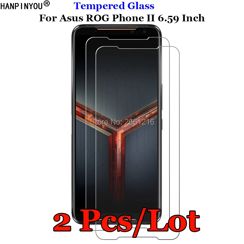 2 шт./лот для Asus ROG Phone II ZS660KL 6 59 &quotзакаленное стекло 9H 2.5D Премиум Защитная пленка