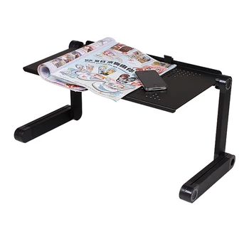 

Portable adjustable laptop table for foldable Laptop Desk Computer mesa para notebook Stand Tray For Sofa Bed Black