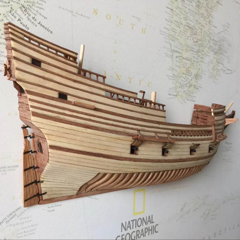 Деревянный корабль комплекты моделей развивающие игры Diy Kit Модель 3d деревянные