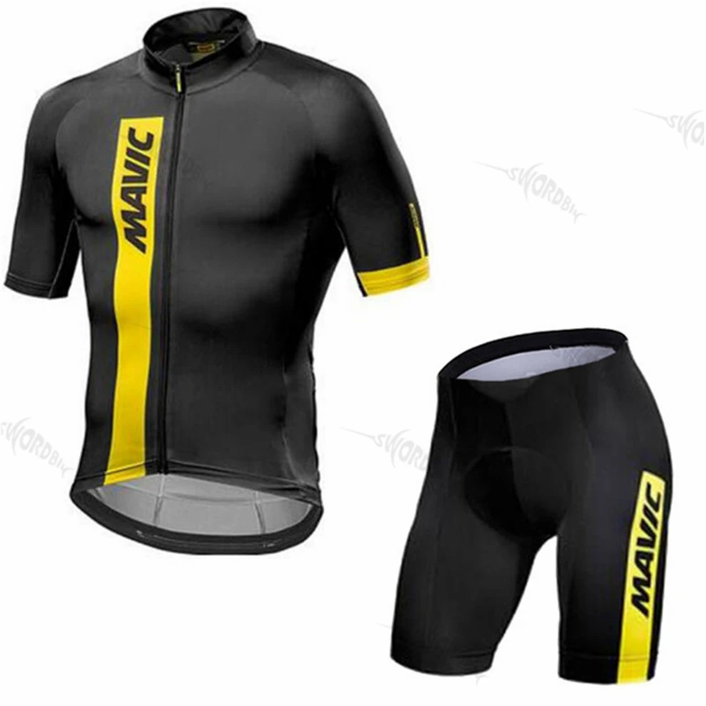 Normal Cycling Set Джерси для велоспорта Pro Team MAVICING одежда для велоспорта велосипедная форма нагрудник шорты для мужчин Триатлон трикотажный комплект для велоспорта Ropa Ciclismo - Цвет: Normal Cycling Set