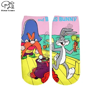 

PLstar Cosmos Harajuku Streetwear Animal Cartoon Bugs Bunny 3DPrint Cartoon Casual Unisex High Quality Sock Dropshopping a1