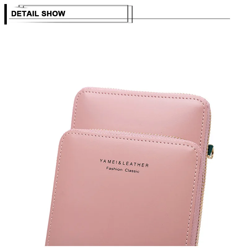 New Women Designer Shoulder Bag Phone Coin Card Purse Flap Crossbody Bag Multi-function Double Zipper Wild Female Messenger Bag