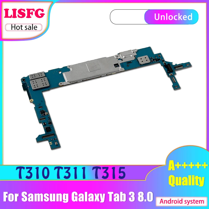 Оригинальная разблокированная материнская плата 16 Гб ПЗУ 1 5 ГБ ОЗУ для Samsung Galaxy Tab