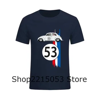 

2020 summer Men T Shirts Short T-Shirts Herbie Cotton Design For Male Print real Tshirt madrids cozinha patins moana car styling