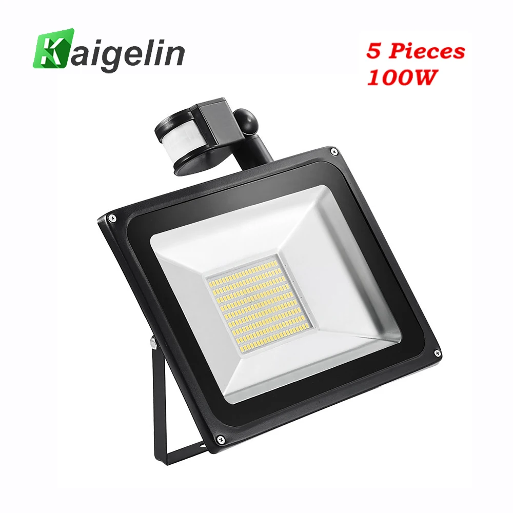 5 шт. 100 Вт фонасветильник для нарусветильник щения 220 В 240 лм|motion sensor flood light|floodlight