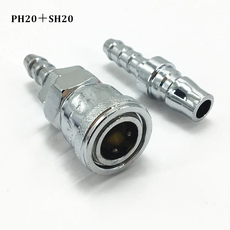 PH20-SH20 PH20+ SH20 PH30+ SH30 PH40+ SH40 2 шт. Пневматический фитинг быстрый разъем - Цвет: PH20-SH20
