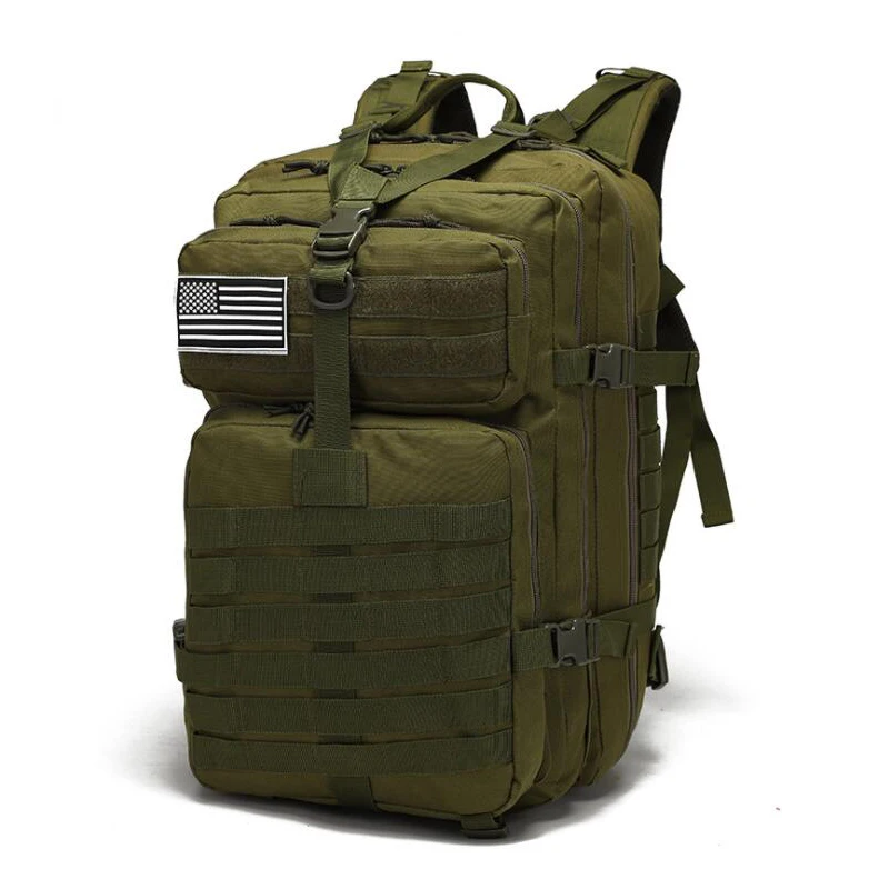 Hunting Bag Military Camouflage Backpack 45L Large Capacity Hiking Camping Backpacks Molle Tactical Shoulder Backpack