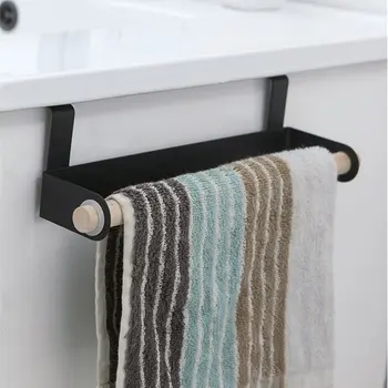 

Home Kitchen Paper Holder Hanger Tissue Towel Rack Door Hanging Organizer