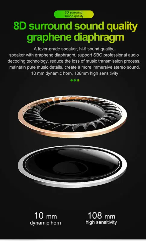 Tws Earphone Wireless Bluetooth 5 0 Earphones Mini Earbuds With Mic Charging Box Sport Headset For Smart Phone
