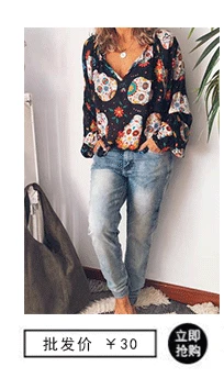AliExpress Europe And America V-neck Loose-Fit Bat Sleeve Short Sleeve Women's Fa8c284a
