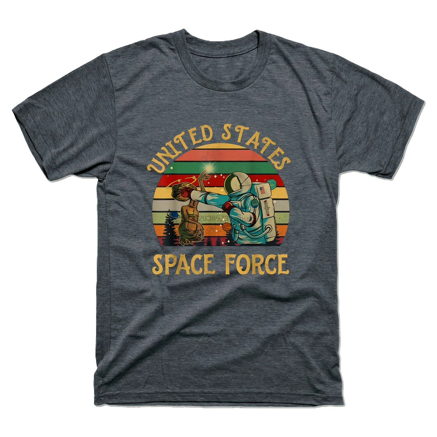 United States Space Force Nafsaa Funny Astronaut Vintage Men Tee Cotton T Shirt Back To The Future Streetwear | Мужская одежда