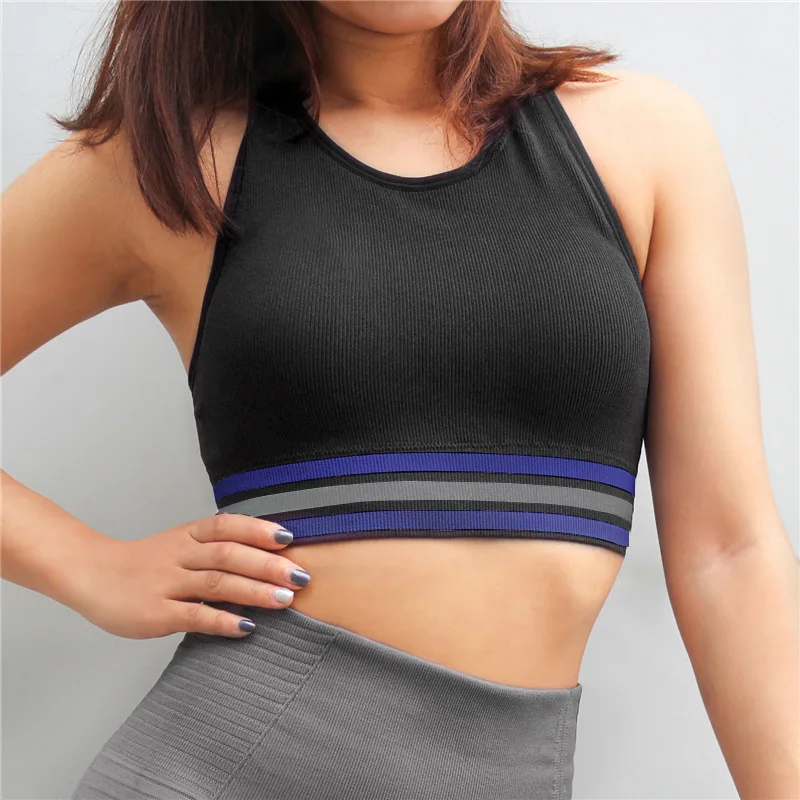 Net red new bra women running gathered shaping rims lady fitness bra vest shirts