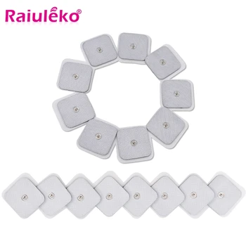 

10/20Pcs/lot 4*4cm Electrode Pads TENS Non-Woven For Muscle Stimulator Tens Machine Pad Nerve Stimulator Slimming Massager Patch