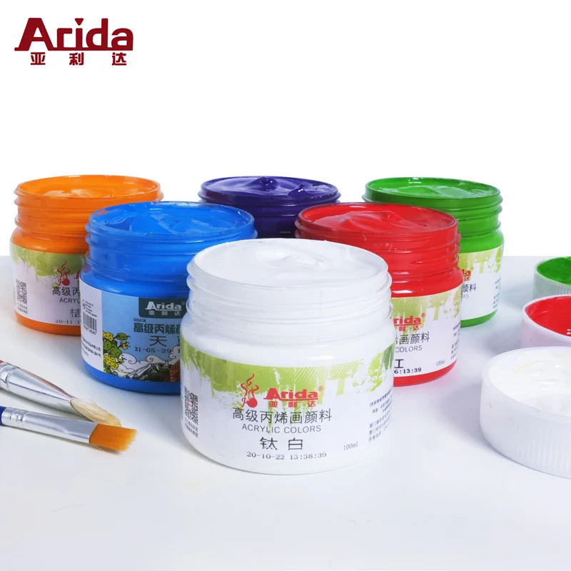 100ml Acrylic Paint DIY Painting Pigment Textile Paint for Artists Ceramic Stone Wall Craft Paints Color Pigments 500ml acrylic paint diy painting pigment textile paint for artists ceramic stone wall craft paints color pigments