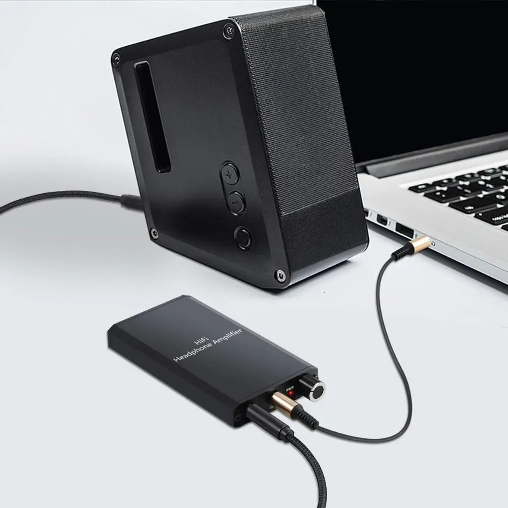 Neoteck Professional Portable Mini 3 5mm Headphone Audio Amplifier for Phone HIFI Headphone Amplifier With 1 2m USB Power Cable