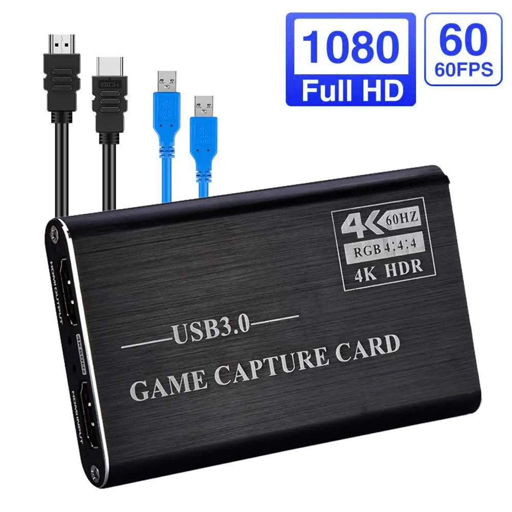 

2020 New Audio Video Capture Card USB3.0 4K HDMI Driver-free Adapter for Live Broadcast