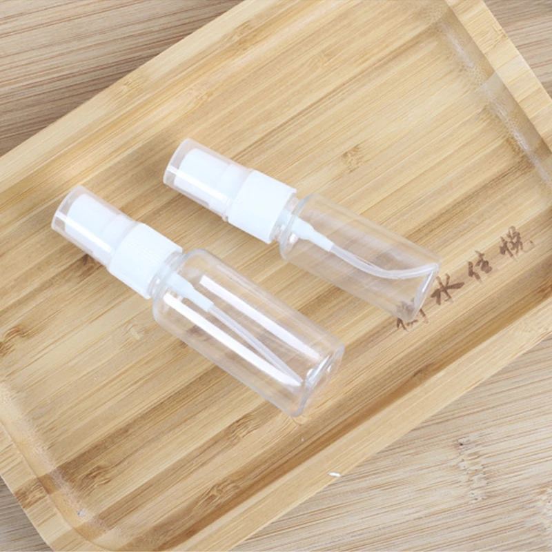 

6/8pcs 30/50/100/200ml Spray Bottles for Alcohol Portable Transparent Plastic Bottles for Travel Household Cleaner Essential Oil