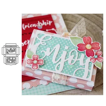 

2020 Enjoy boxMetal Cutting Dies for Scrapbooking Steel Craft Die Cut Embossing Paper Card Album Stencil