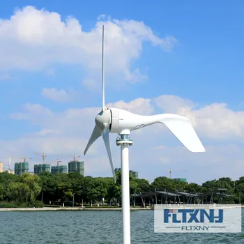 

hot selling 400w 5blades 24v wind power generator three phase AC 12v 24v wind turbine with controller