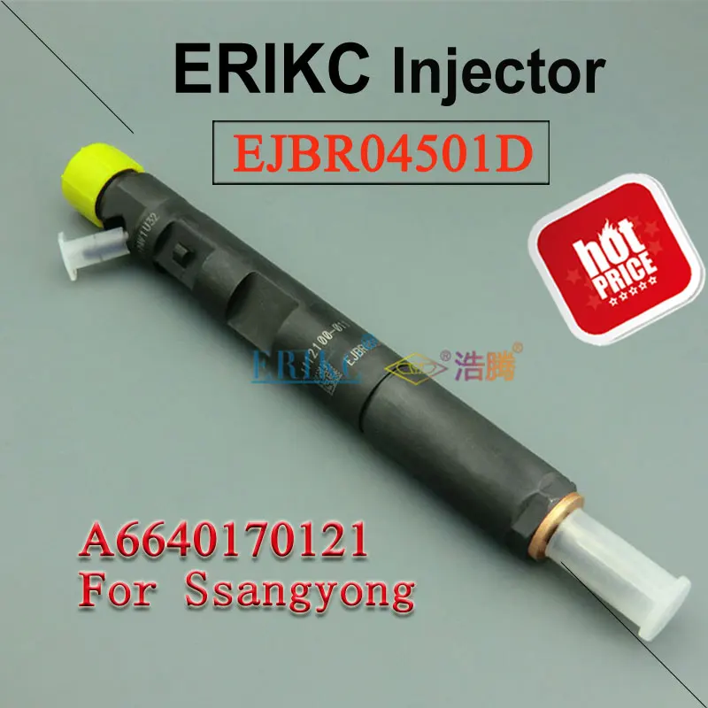 ERIKC EJBR04501D(6640170121) дизель Common Rail Инжектор 4501D R04501D 04501D в сборе для DELPHI Ssangyong Actyon Kyron 200 2.0L
