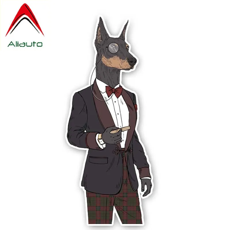 Стикер для автомобиля Aliauto из мультфильма джентльмен аксессуары собак