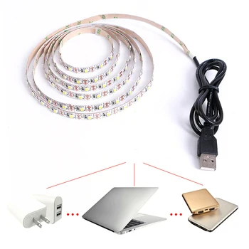 

1M RGB LED Strip 5V USB LED Light Strip Flexible Light Tape Light Strip Computer Background Light Charging Treasure Light Strip