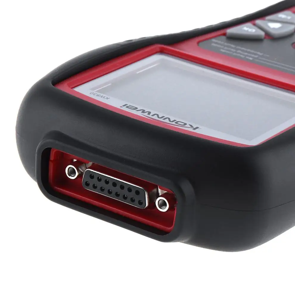 KW830 OBDII 12 в Многоязычный автомобильный диагностический инструмент сканер с сумкой поддержка Батареи обнаружения для 12 В бензинового автомобиля
