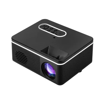

1080P Mini HD Projector Portable Projetor LED Light Mini Projetor USB AV Port for Office Home Theater Outdoor EU Plug