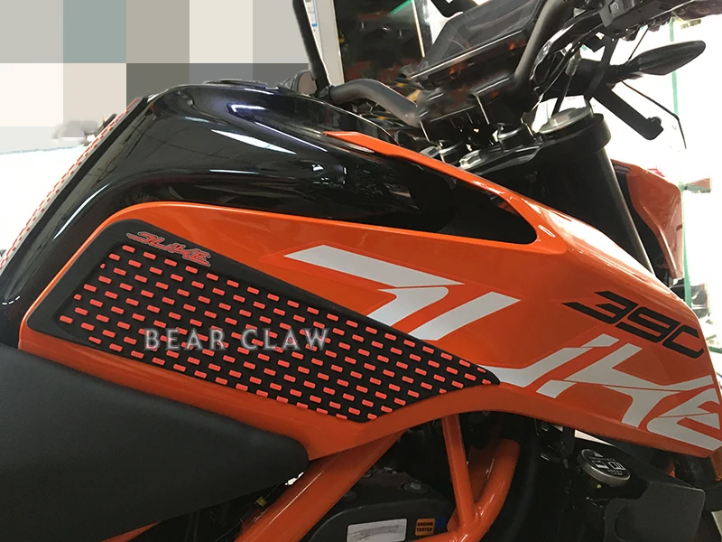 Для KTM DUKE390 DUKE 390 2018 2019 высокое качество бак мотоцикла тяги Сторона Pad газа топлива