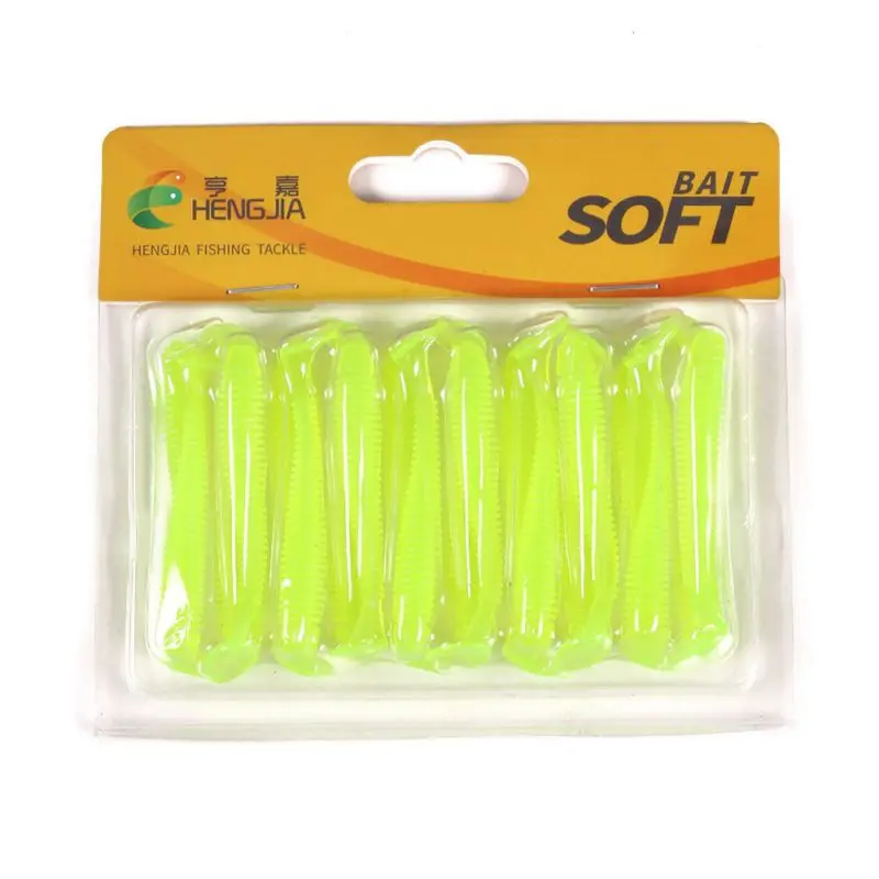  20Pcs Silicone Rubber Fishing Bait Fishing Lure Worm Carp Fishing Bait Artificial Fly Fising Soft L