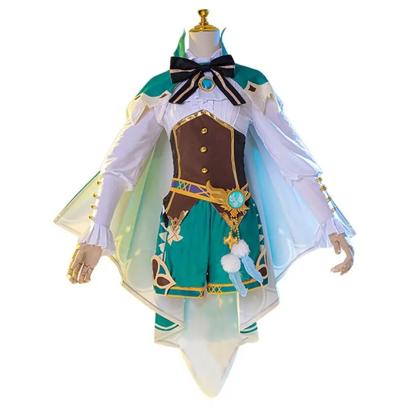 

HoYoverse Game Animation Genshin Impact Barbatos Wendi Lumine Character Set Of Cosplay Two-dimensional Game Clothing Suit Gift
